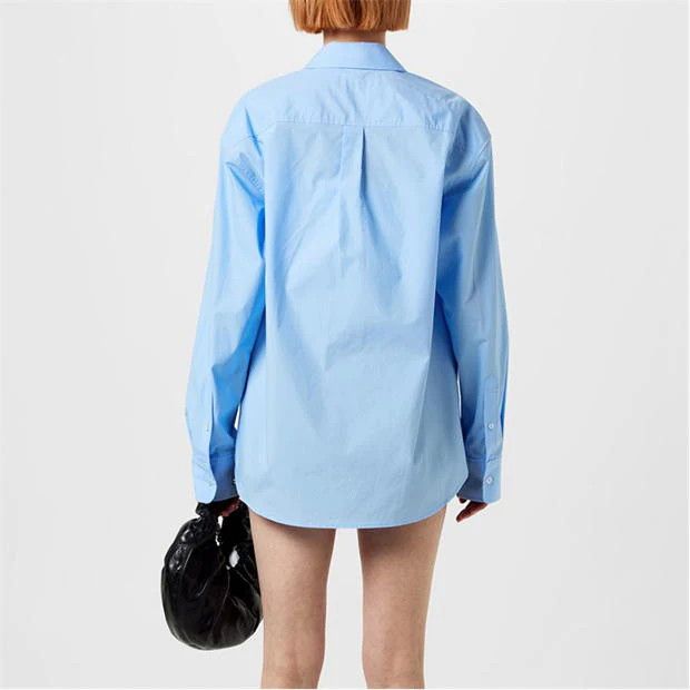 Alexander Wang o1g2r1mq0824 Boyf Shirts in Light Blue Size XS / US 0-2 / IT 36-38 - 6 Thumbnail