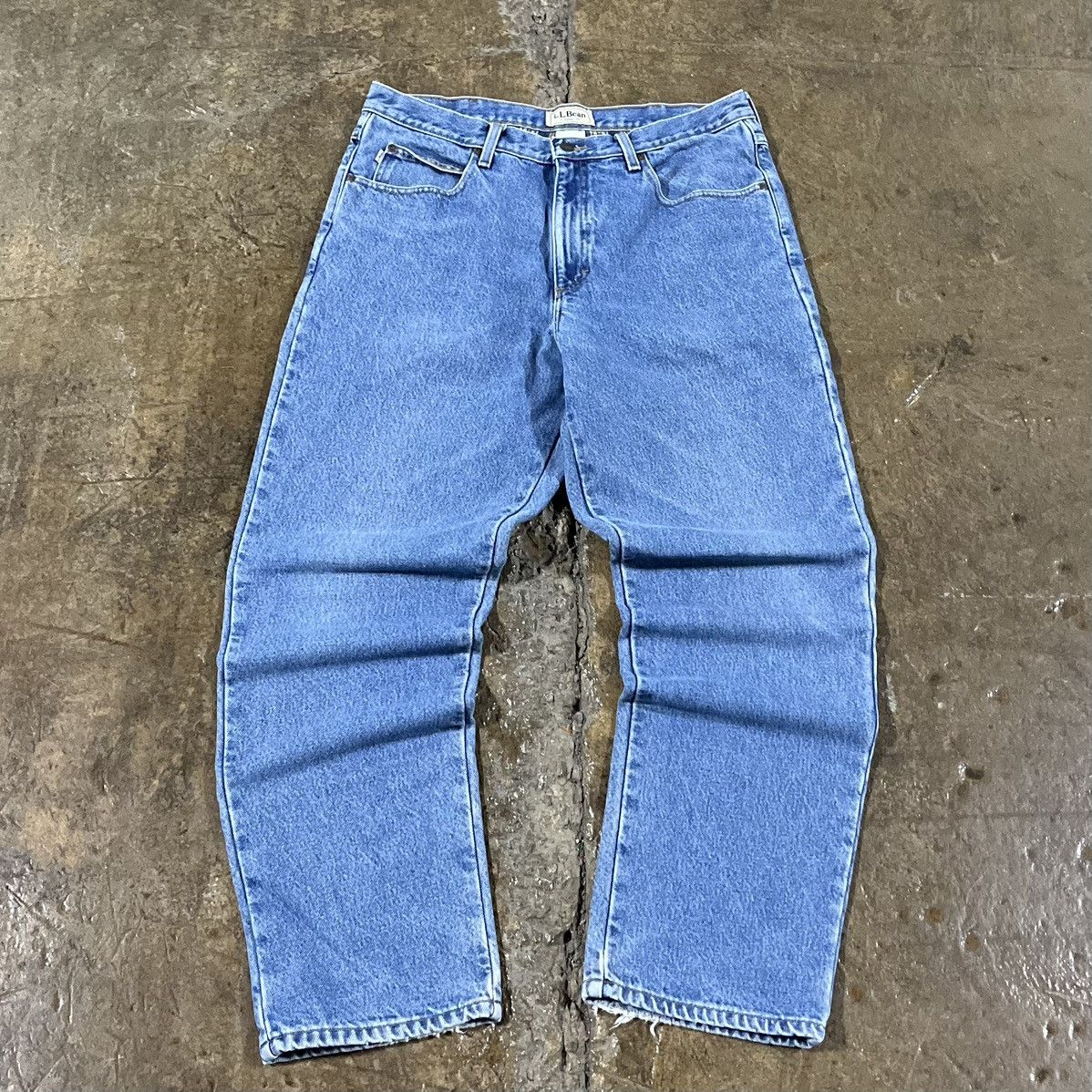 Carhartt × L.L. Bean × Vintage Crazy Vintage LL Bean Flannel Lined Carhartt Style Jeans Size US 36 / EU 52 - 2 Thumbnail
