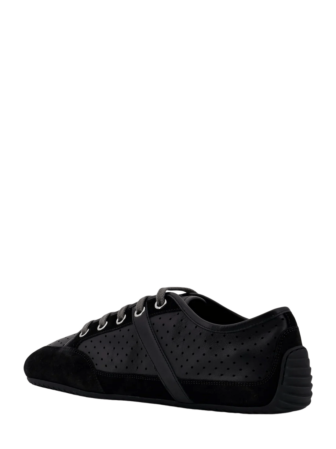 Givenchy GIVENCHY Slim Black Leather/Suede Sneakers New Size US 9.5 / EU 42-43 - 3 Thumbnail
