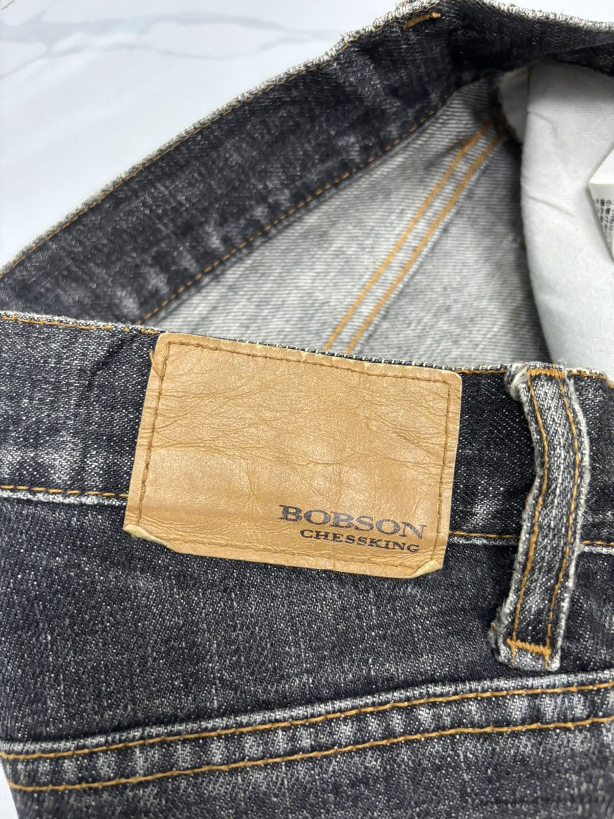 If Six Was Nine 💥FLARE JEANS 80s Style Muddy Bobson Bootcut Distress Denim Size US 29 - 9 Thumbnail