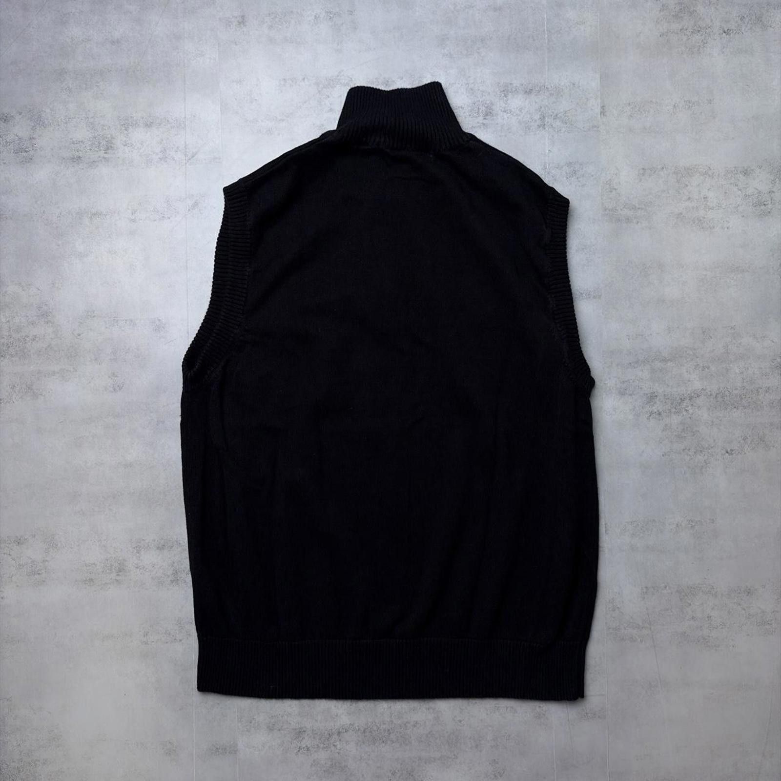 U.S. Polo Assn. Y2K Black U.S. Polo Assn Grunge Knit Big Pony Vest Size US M / EU 48-50 / 2 - 7 Thumbnail