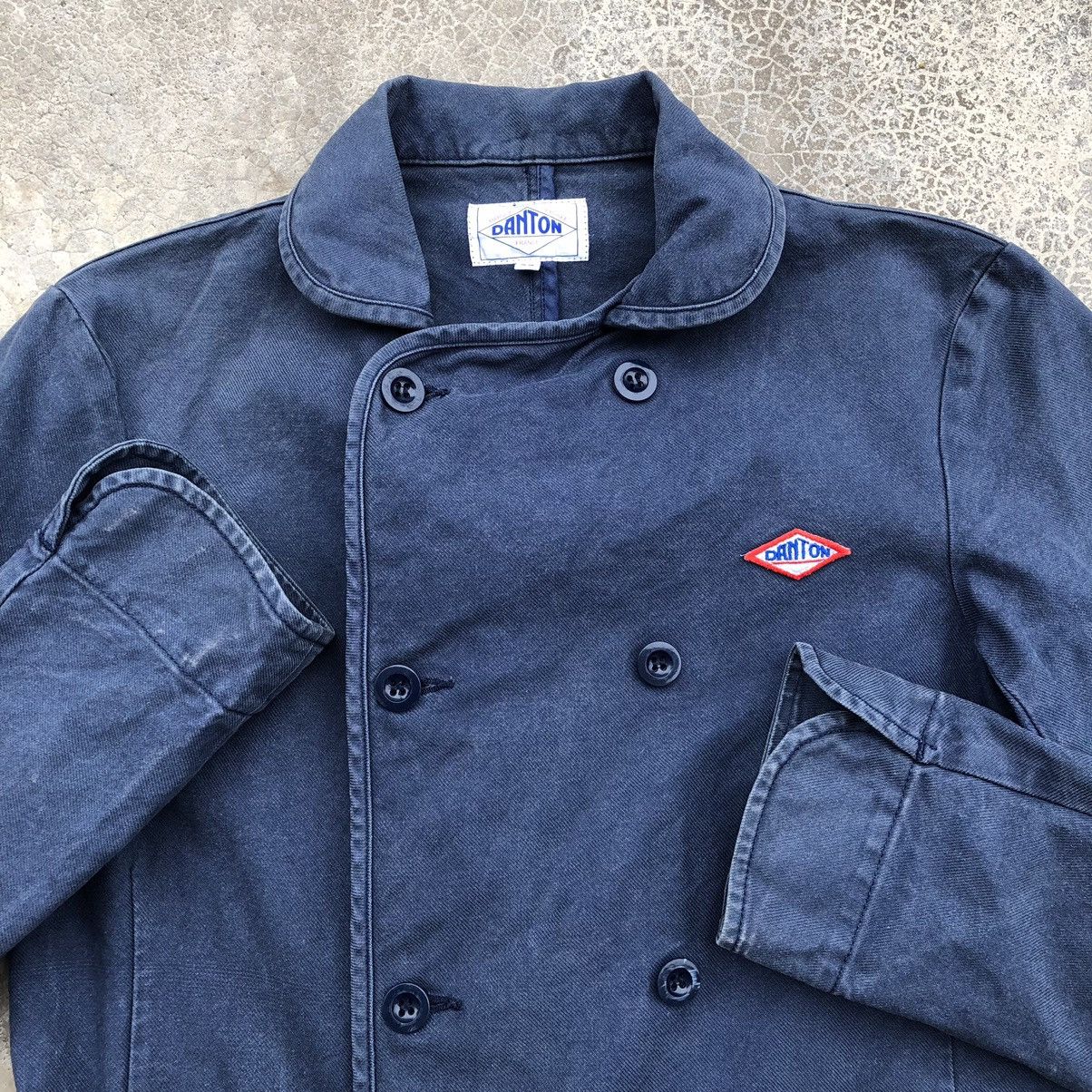 Danton × Japanese Brand DANTON Cotton Penny Collar Pea Coat Size S / US 4 / IT 40 - 6 Thumbnail