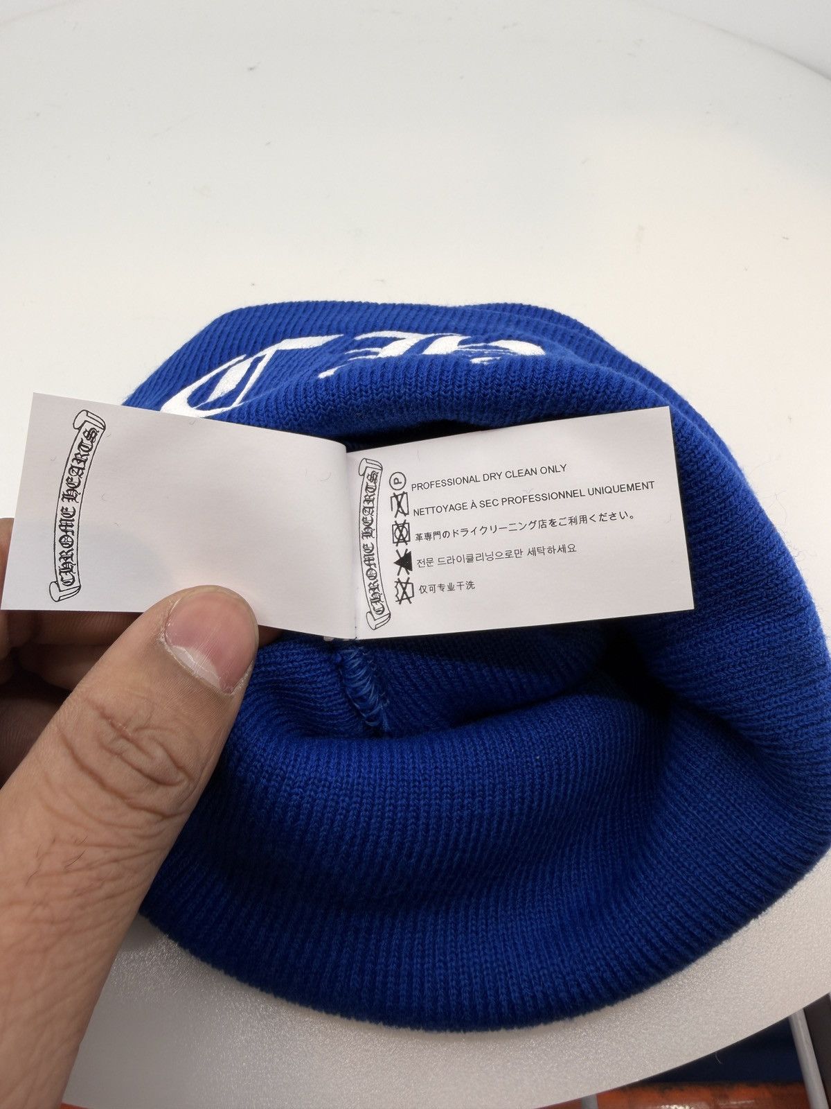Chrome Hearts Chrome Hearts Watch Beanie Blue Size ONE SIZE - 4 Thumbnail