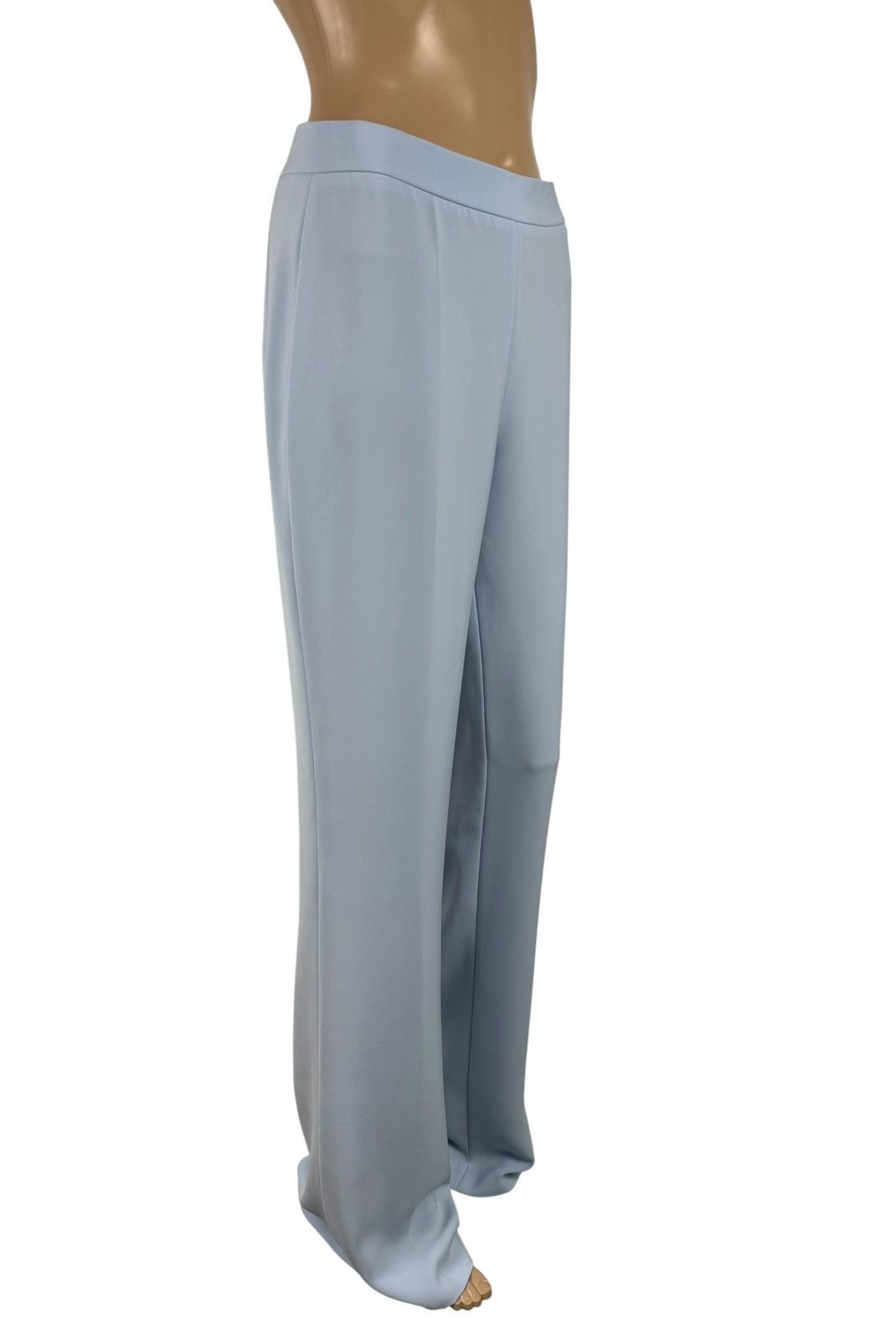 Designer By Kris Maran Flared Dress Pants Silk Blend Polyester size M Size 34" / US 12 / IT 48 - 3 Thumbnail