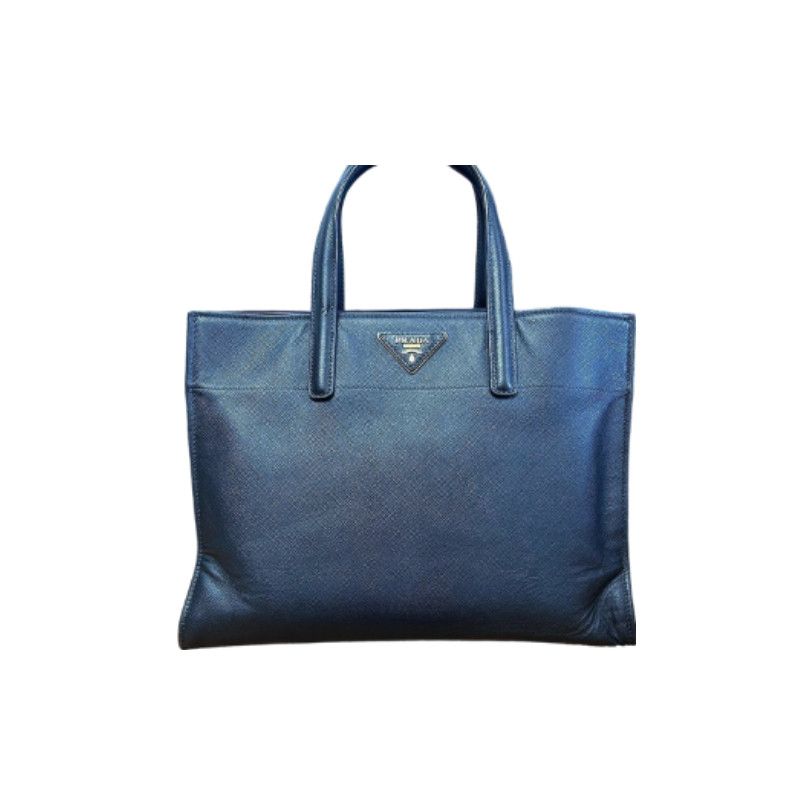 Prada Prada Saffiano Leather Handle Bag ONE SIZE Size ONE SIZE - 1 Thumbnail