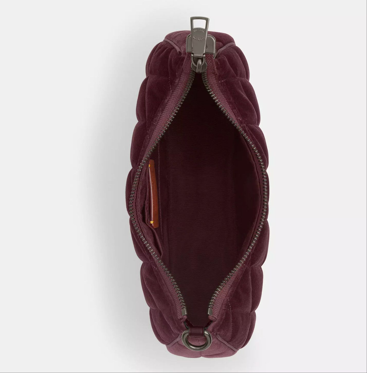 Coach Teri Shoulder Bag In Organic Cotton With Quilting CCW70 Size ONE SIZE - 14 Thumbnail