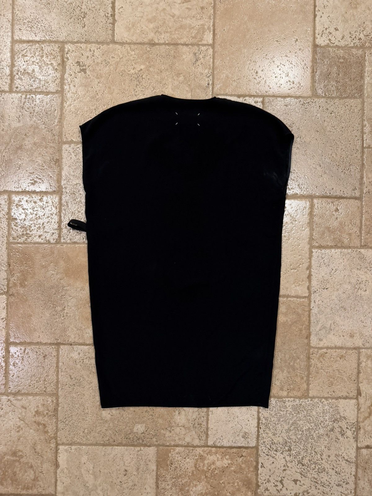 Maison Margiela Maison Martin Margiela 2011 Black Sleeveless Belted Dress Size M / US 6-8 / IT 42-44 - 15 Thumbnail