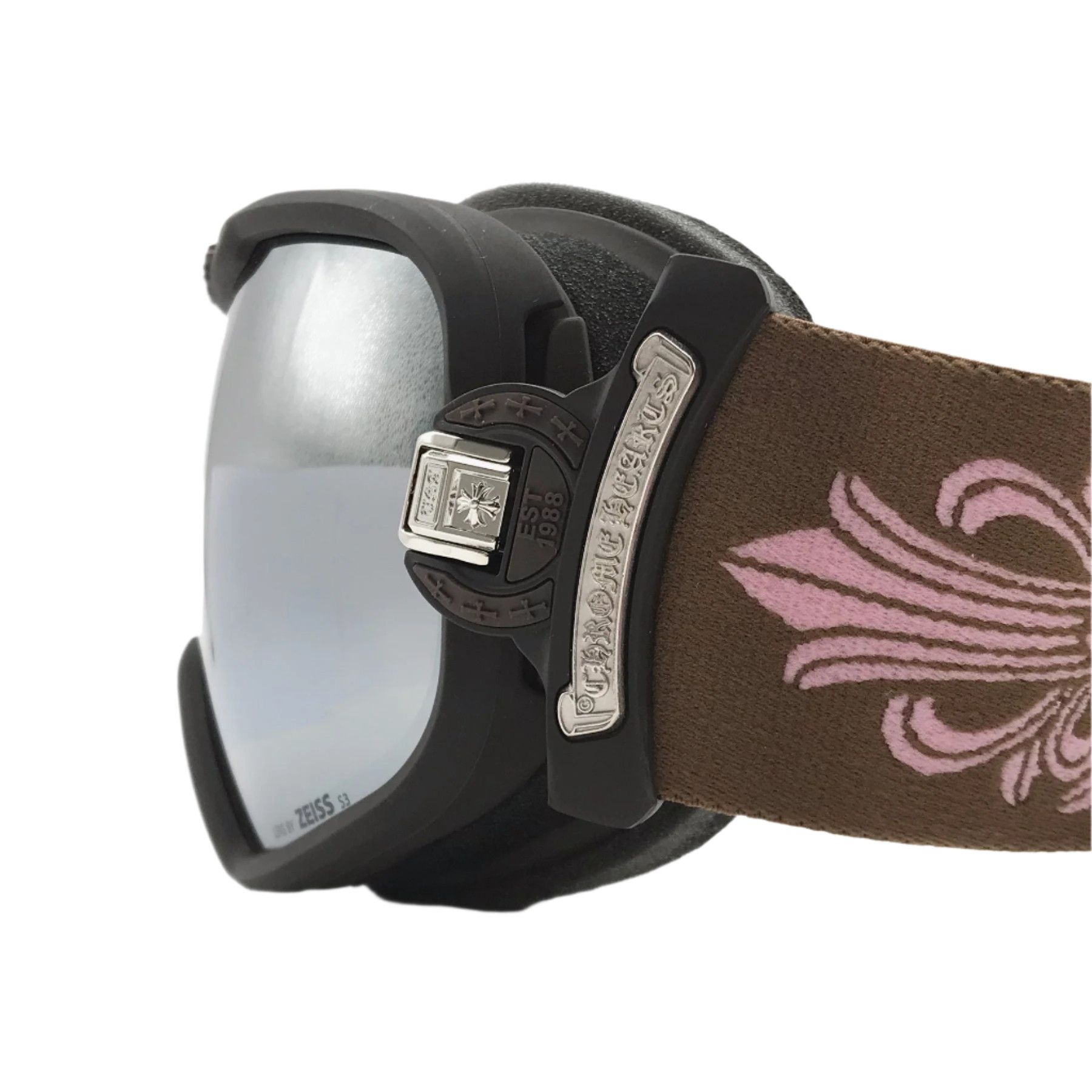 Chrome Hearts Chrome Hearts SILVER MORNING Classic Brown Ski Goggles Size ONE SIZE - 3 Thumbnail