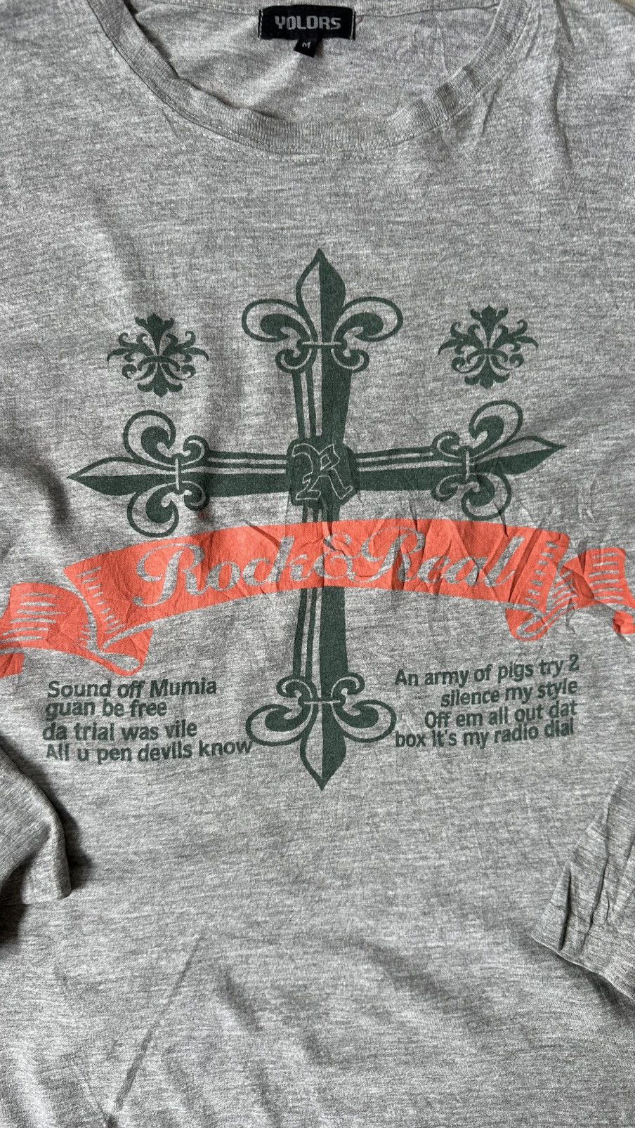 Japanese Brand VINTAGE YOLORS CROSS SIX WAS NINE LS TEE Size US M / EU 48-50 / 2 - 2 Thumbnail