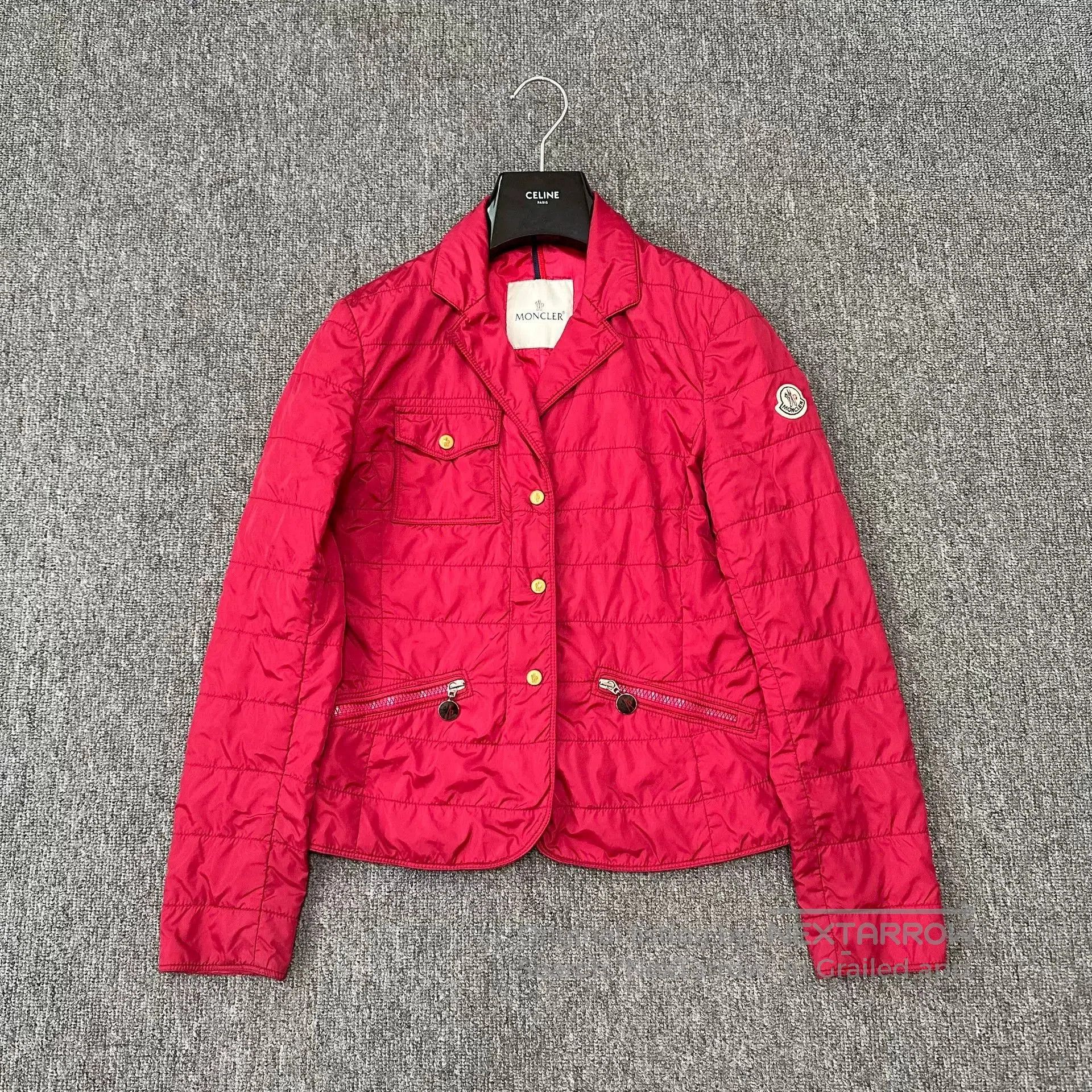 Moncler Moncler Red Zip Jacket. Size S / US 4 / IT 40 - 1 Thumbnail