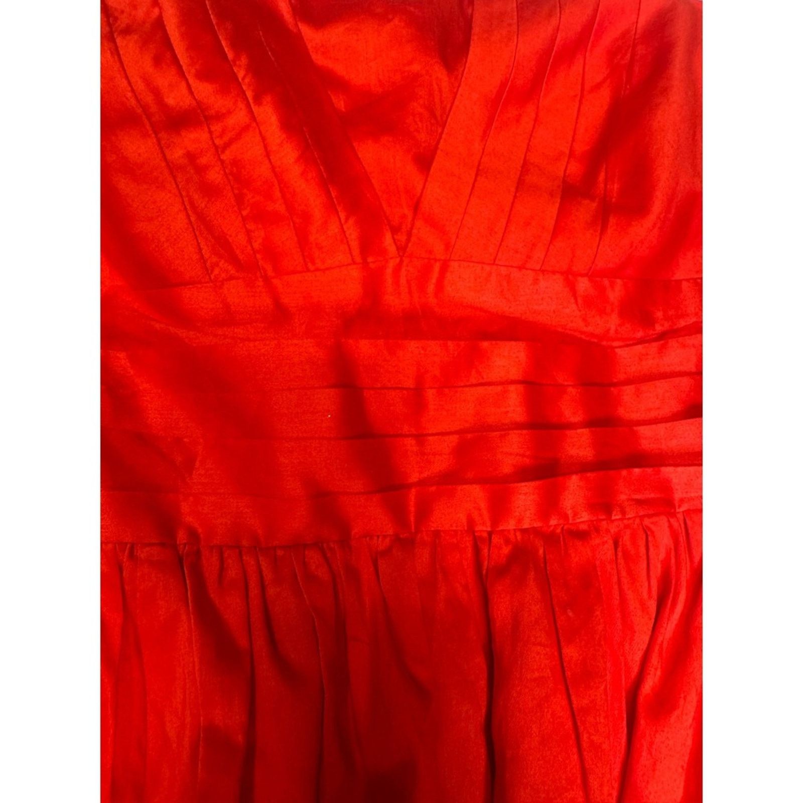 Anthropologie Moulinette Soeurs Anthropologie Red Strapless Cotton Size 6 Size M / US 6-8 / IT 42-44 - 6 Thumbnail
