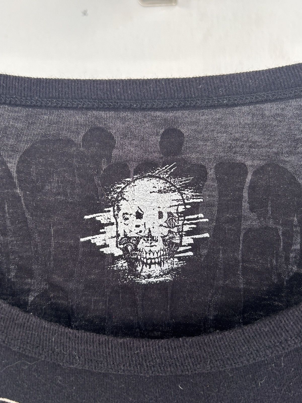 Japanese Brand Rognroll Japan skull tee black Size S / US 4 / IT 40 - 3 Thumbnail