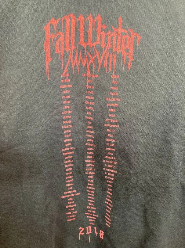 Vetements Vetements Metal Tour Hoodie - Winter 2018 Size US XL / EU 56 / 4 - 4 Thumbnail