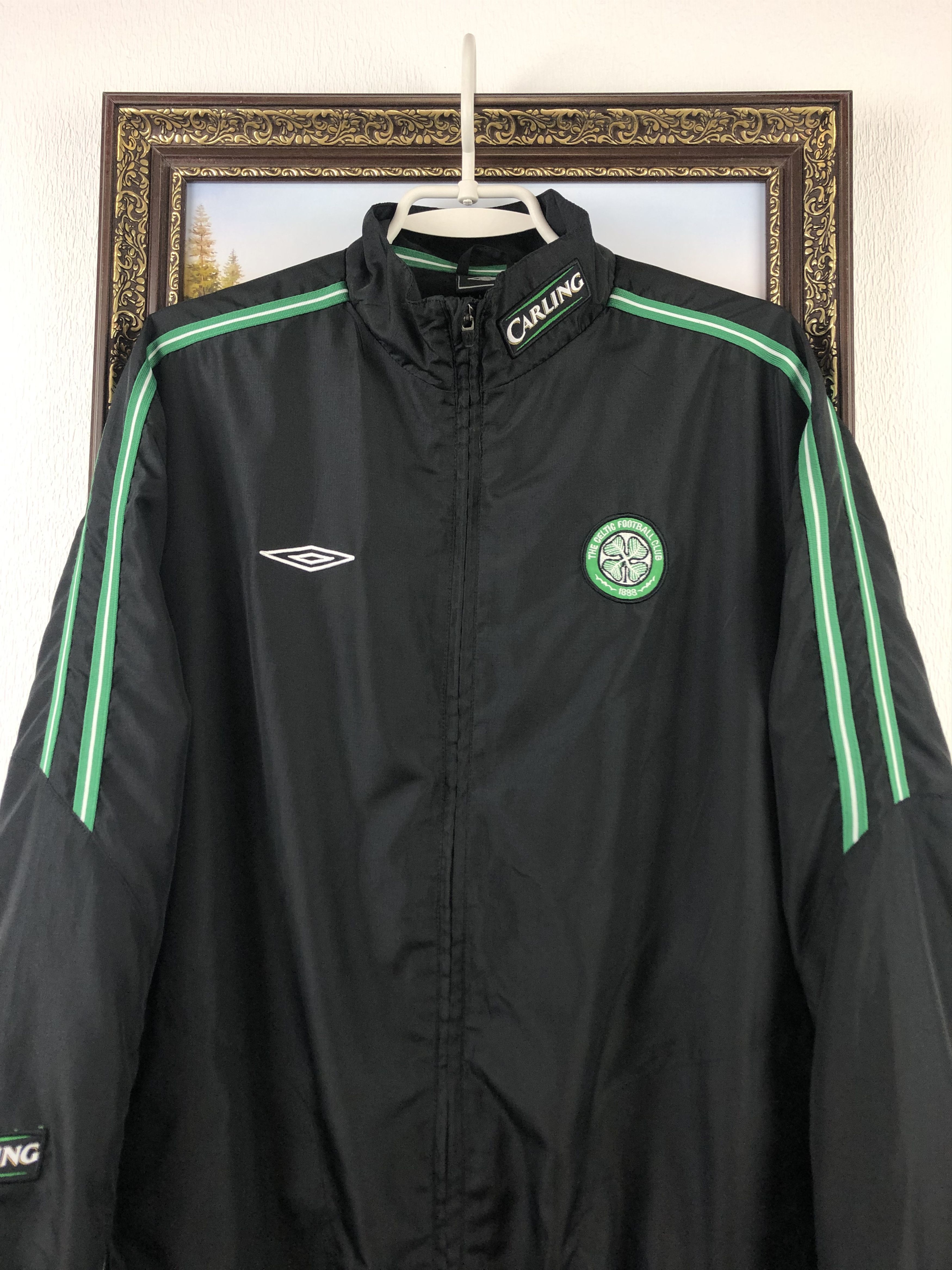 Vintage Vintage FC Celtic Jacket Soccer Track Top Zip Mens Rare Size US M / EU 48-50 / 2 - 2 Thumbnail