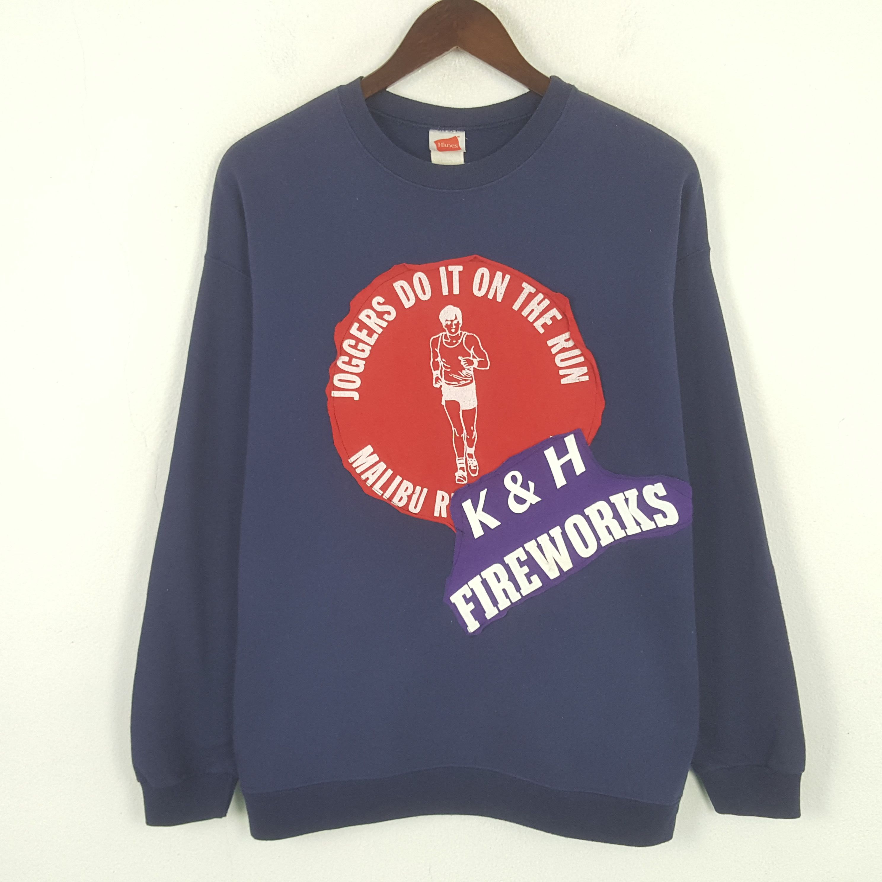 Hanes × Vintage Vintage K&H Fireworks Sweatshirt Size US M / EU 48-50 / 2 - 1 Thumbnail