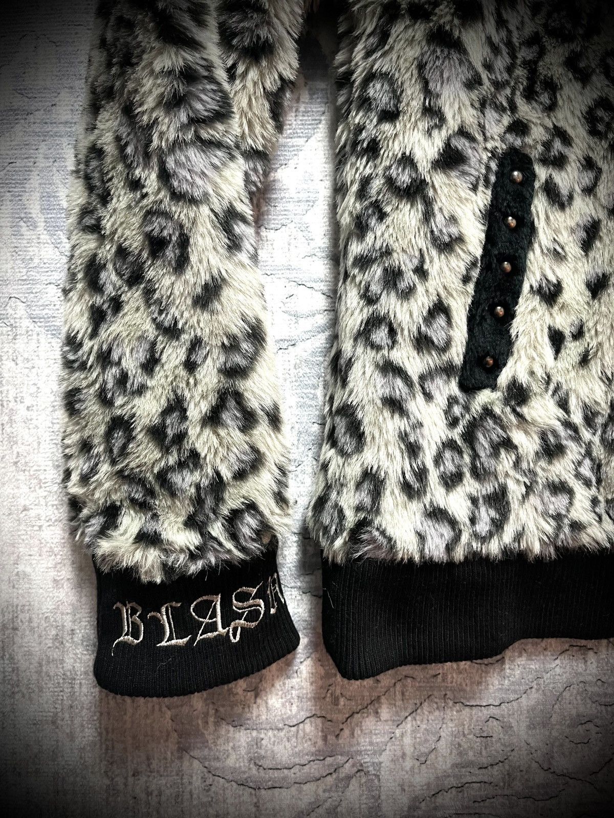 ✅SEX POT REVENGE leopard hoodie jacket Sex Pot ReVeNGe SEXPOT REVENGE snow leopard fur jacket | Grailed