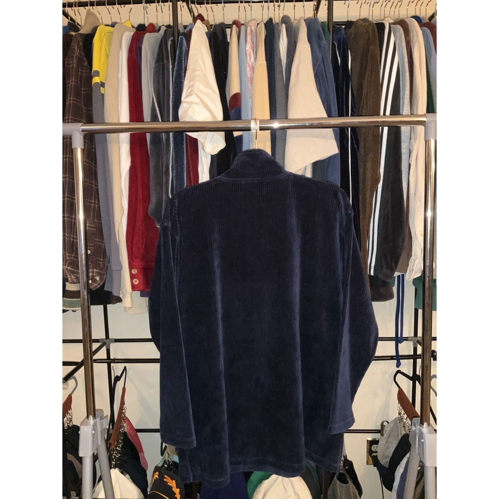 Polo Ralph Lauren RARE Vintage Polo Ralph Lauren Velvet Velour Dress Sweater Size US M / EU 48-50 / 2 - 2 Thumbnail