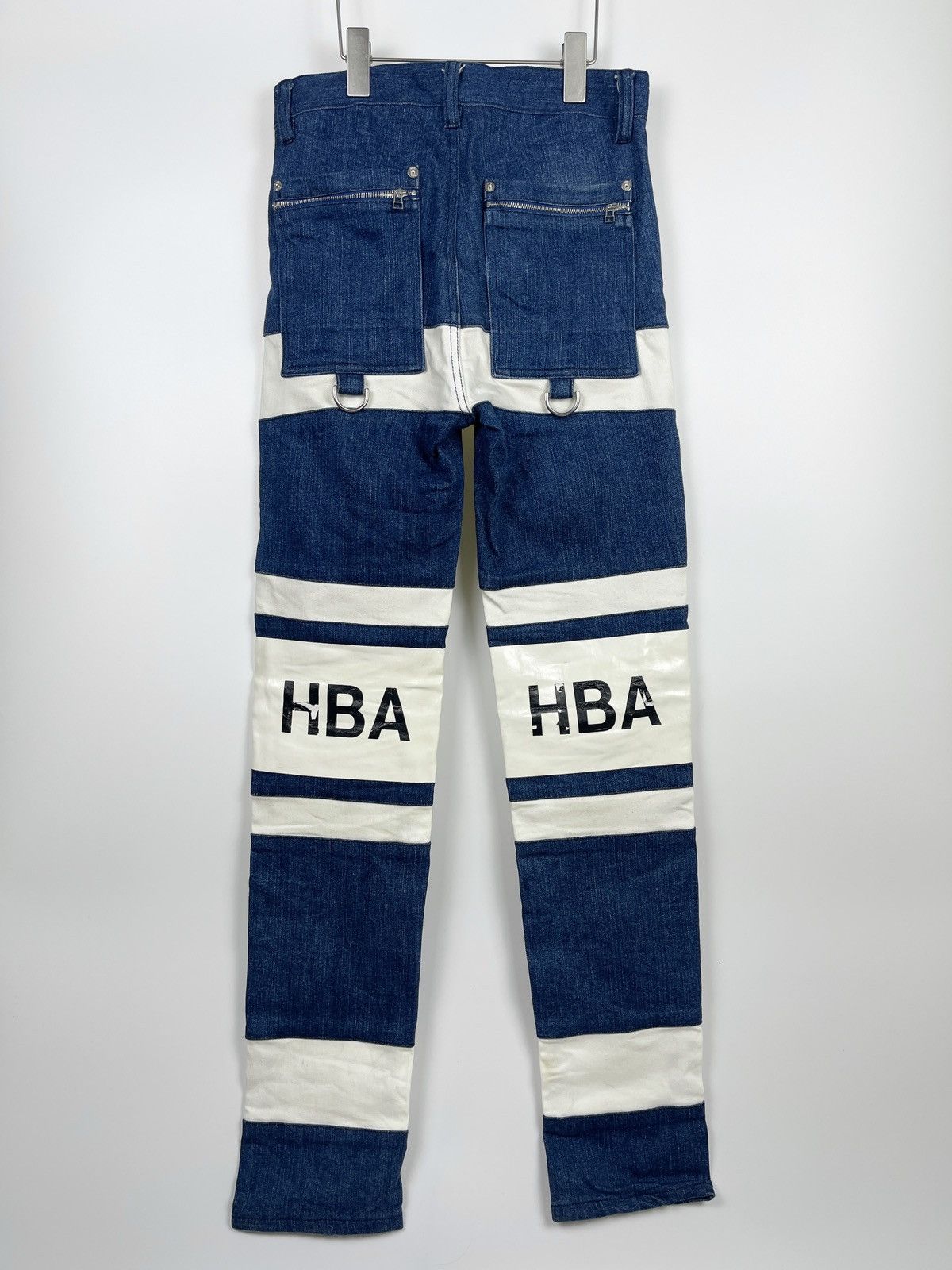 Hood By Air Hood By Air S/S2015 Striped Denim Pants Size US 28 / EU 44 - 2 Thumbnail