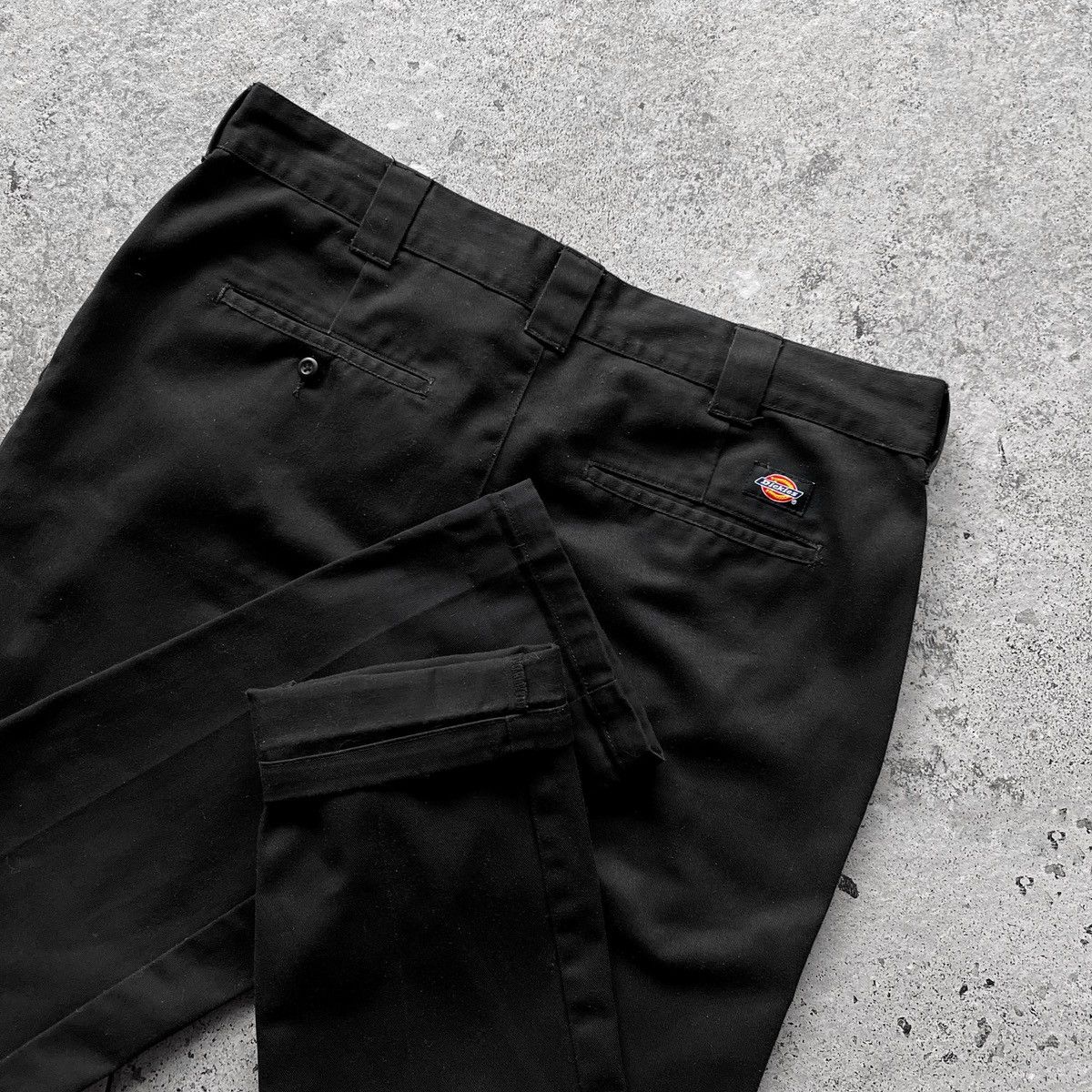Designer × Dickies Dickies Mens Black Slim Fit Casual Pants Zipper Closure Size US 36 / EU 52 - 5 Thumbnail