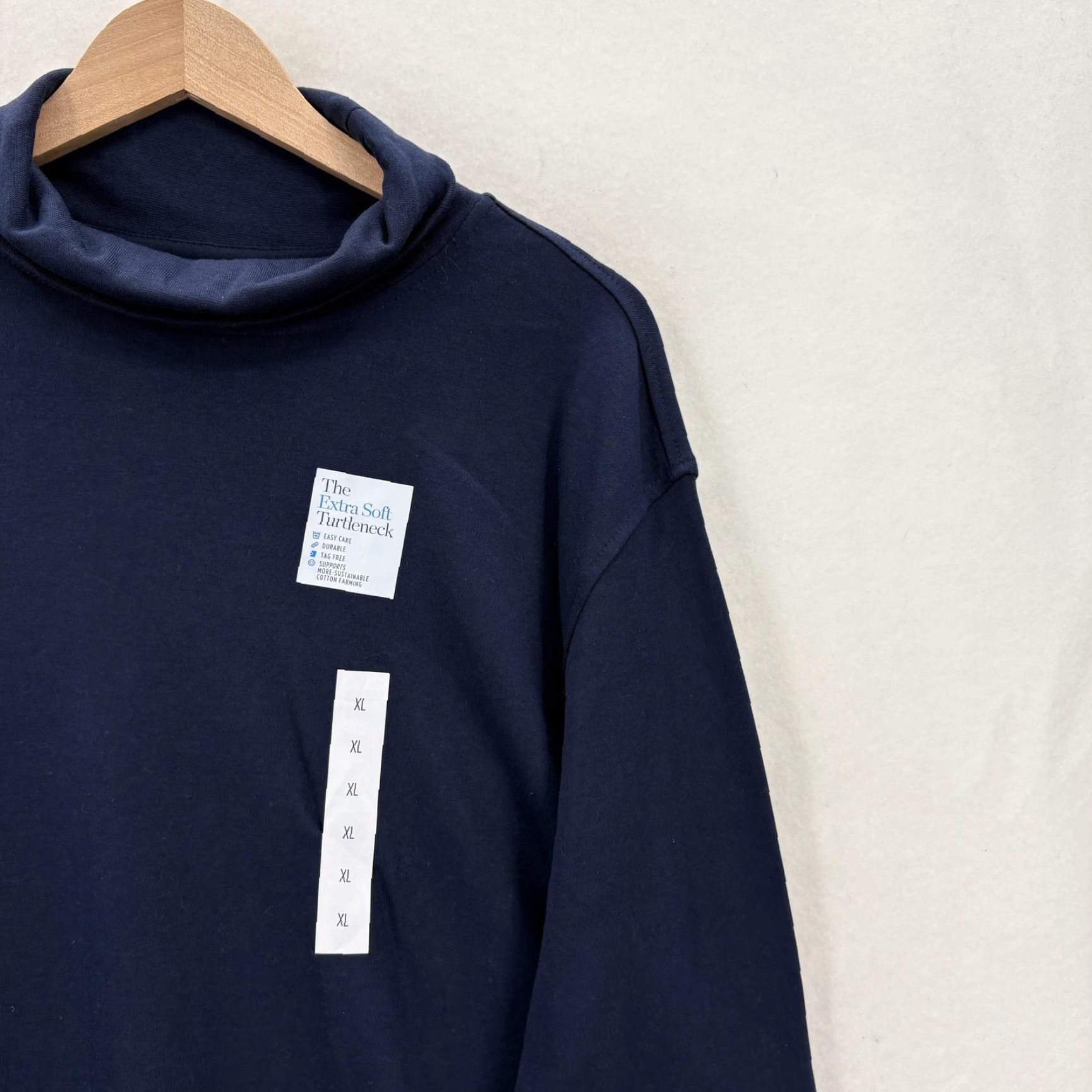 Croft & Barrow Croft & Barrow Shirt Mens XL Blue Turtleneck Long Sleeve Tagless NWT Extra Soft Knit Winter Wool Free? Size US XL / EU 56 / 4 - 2 Thumbnail