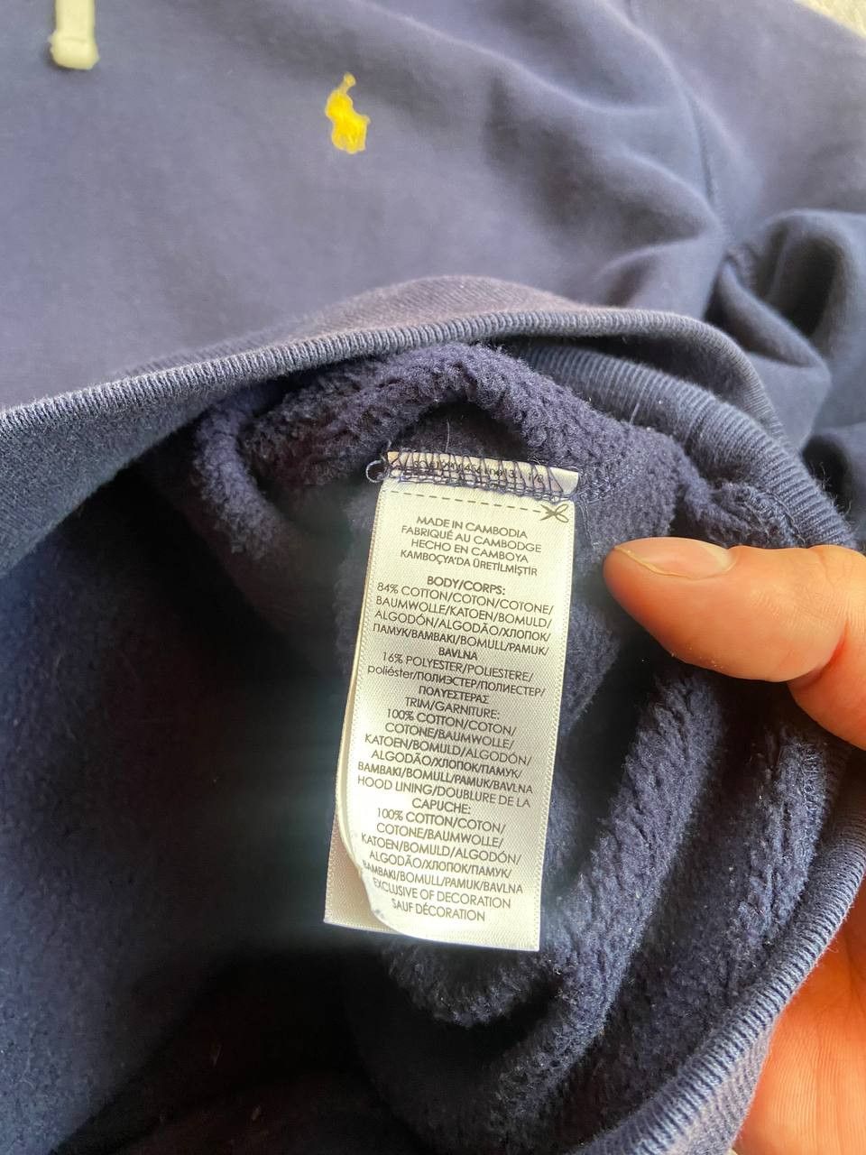 Polo Ralph Lauren Polo Ralph Lauren black blue Y2K hoodie Size US XL / EU 56 / 4 - 5 Thumbnail