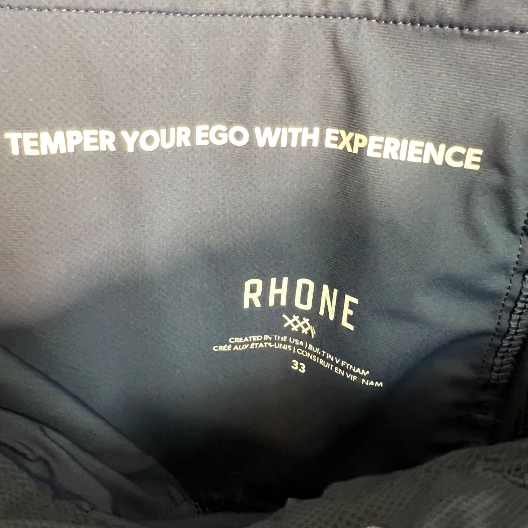 Rhone Rhone Mens Chino Pants Blue Stretch Straight Leg 33 Waist Inseam 28 Adult Regular Casual Vintage: No Mens Size US 33 - 3 Thumbnail