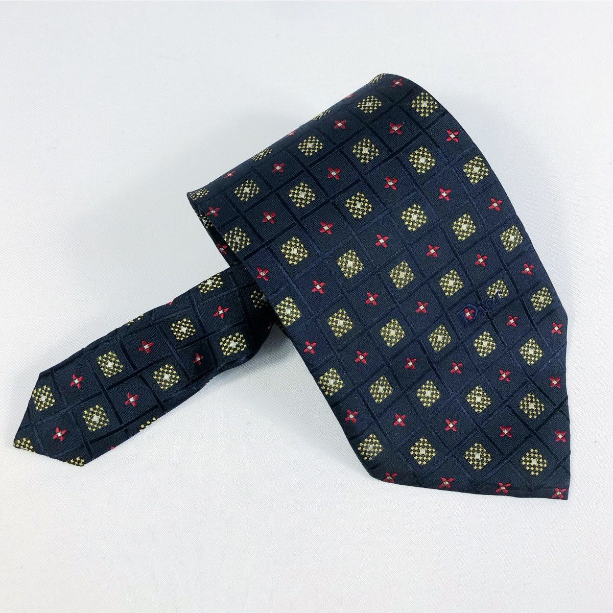 Christian Dior Monsieur Rare Vintage Christian Dior Monsieur Silk Tie Size ONE SIZE - 2 Thumbnail