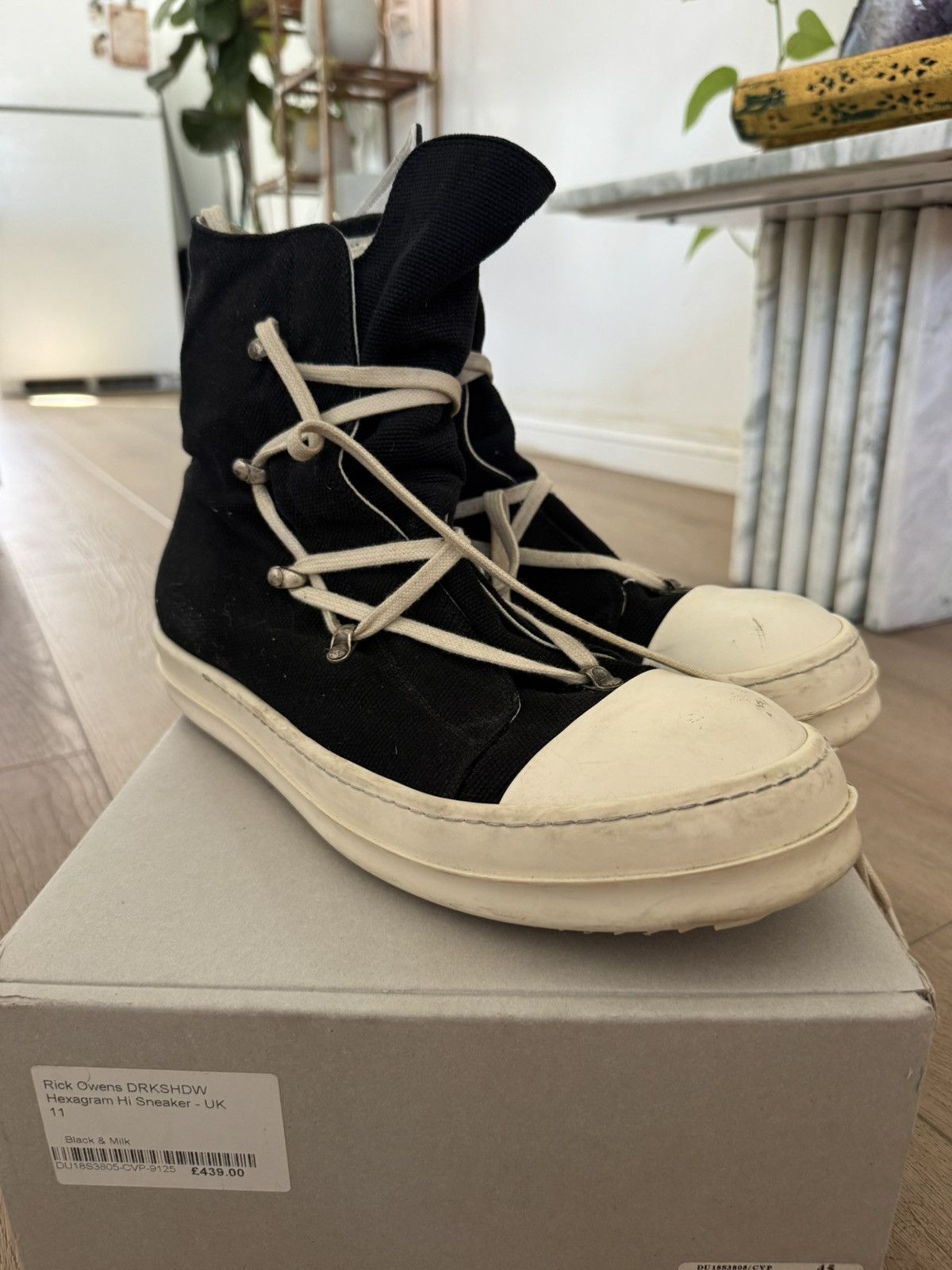 Rick Owens Hexagram ramones Size US 12 / EU 45 - 2 Thumbnail
