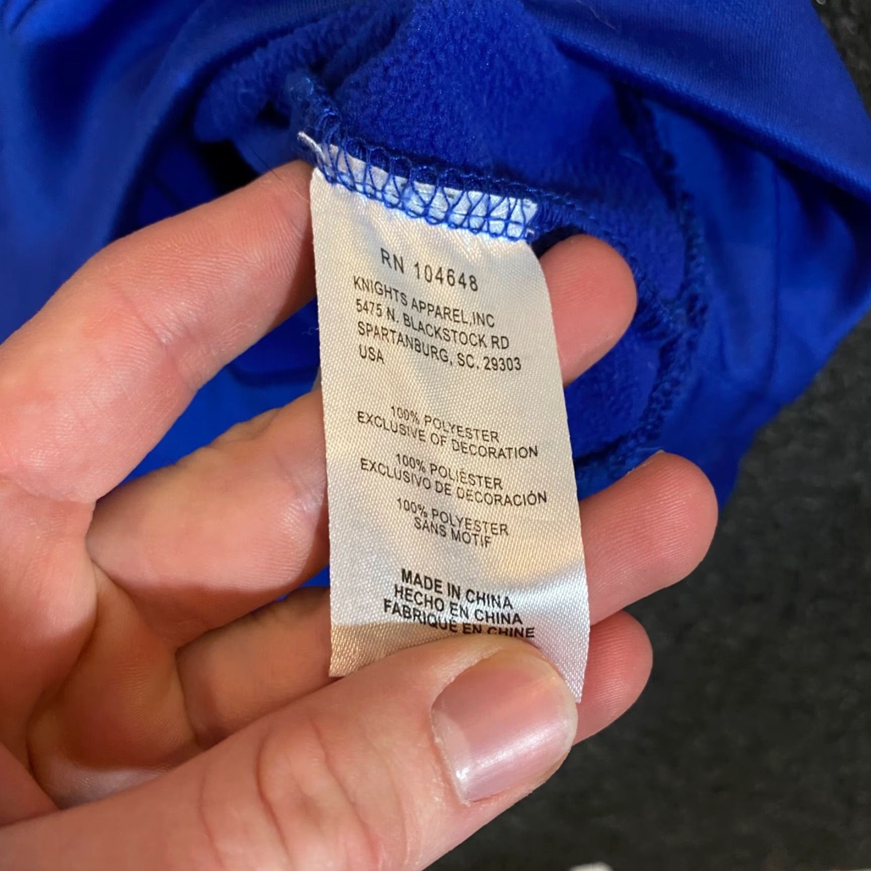 Champion VINTAGE UNIVERSITY OF DELAWARE Jacket Mens Large Blue Champion Hoodie Pullover Hens Blue Size US L / EU 52-54 / 3 - 4 Thumbnail