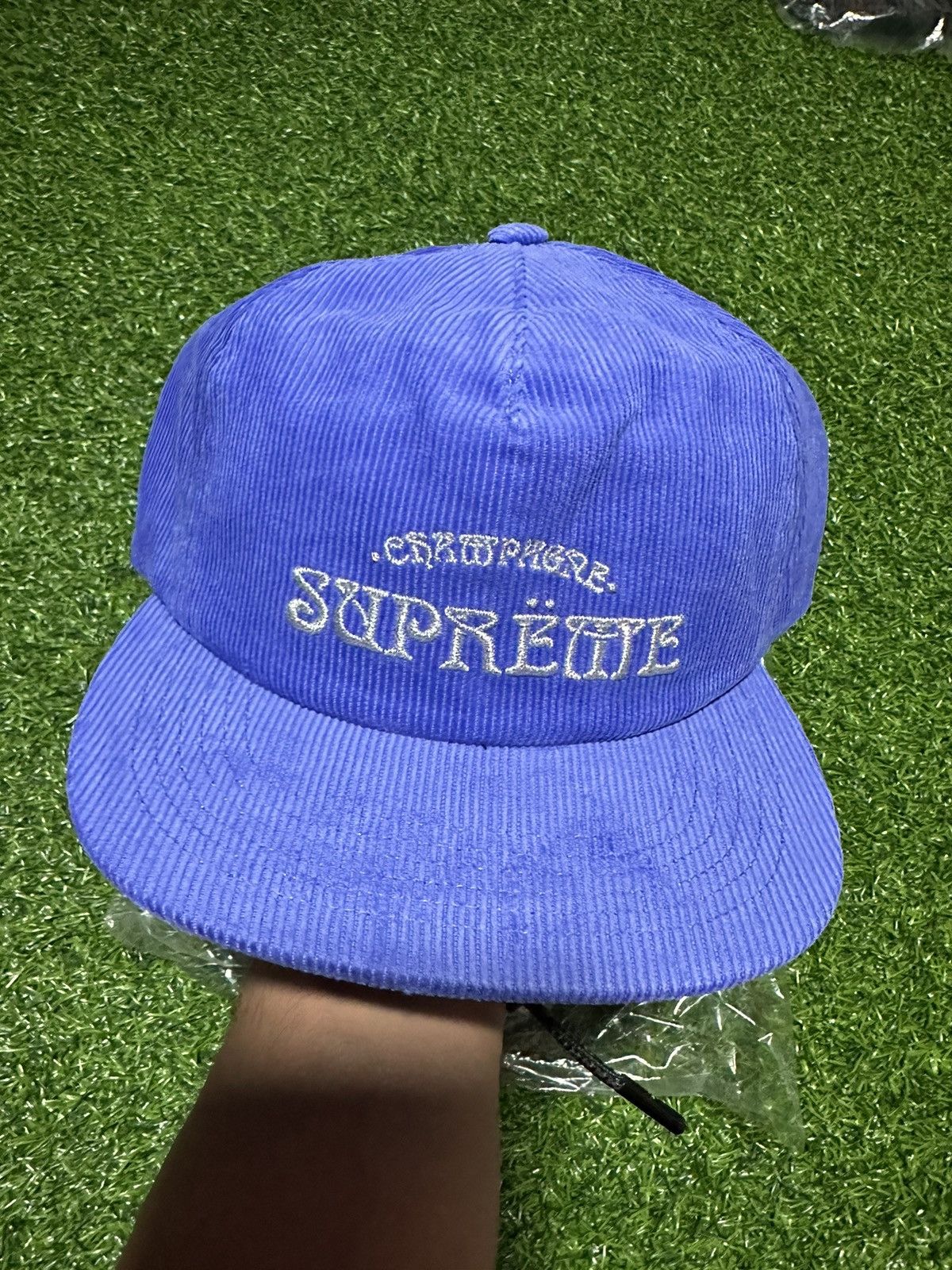帽子 Supreme Champagne Corduroy 5-Panel \"Blue Spring/Summer 2024 Preview – Supreme