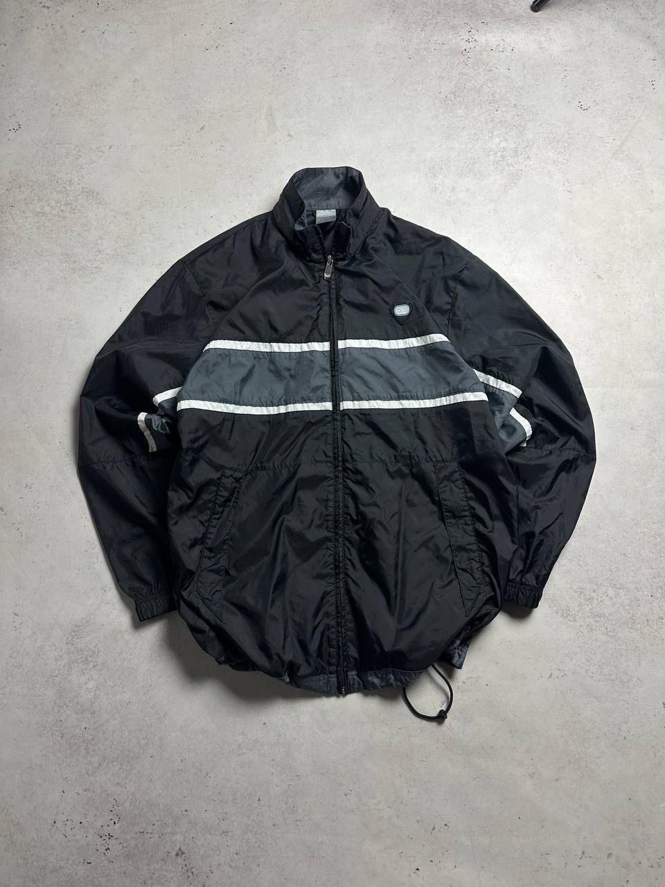 Nike Vintage Nike Swoosh Boxy Olympic Zip Jacket Y2K L Size US L / EU 52-54 / 3 - 1 Thumbnail