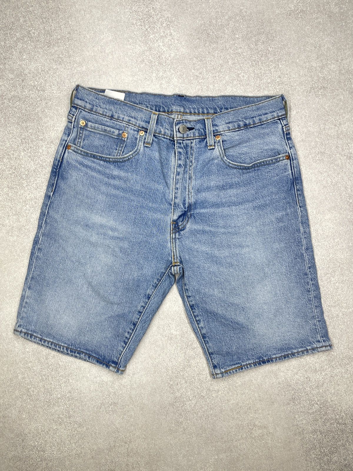 Levi's Mens Levis 502 Premium Denim Shorts Blue Size 34 Size US 34 / EU 50 - 6 Thumbnail