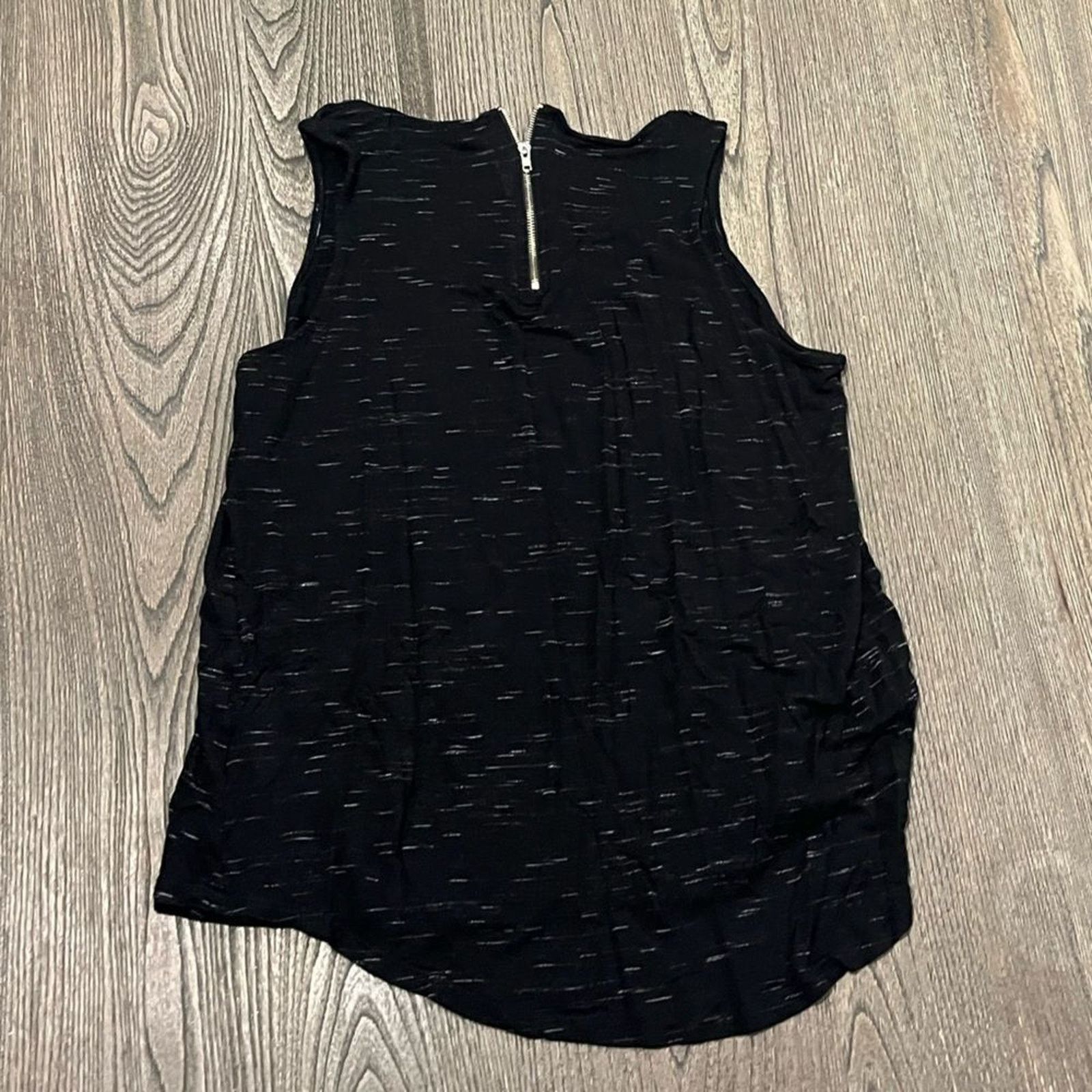 Vintage Olivia Moon Black Space Dye Knit Scoop Neck Tank Top Size S Size S / US 4 / IT 40 - 5 Thumbnail
