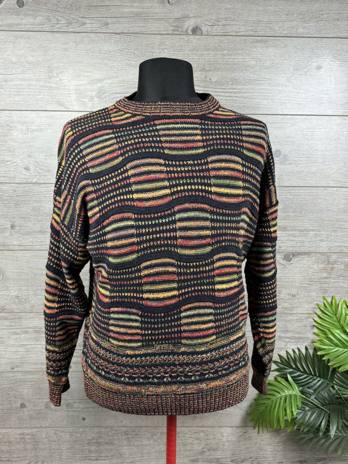 Coogi Sweater Y2K Style Coggi Multicolour Rare Vintage Size US L / EU 52-54 / 3 - 2 Thumbnail