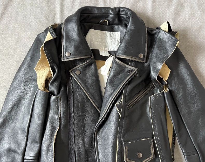 Maison Margiela Maison Margiela Deconstructed Leather Jacket-2506 Size XS / US 0-2 / IT 36-38 - 7 Thumbnail