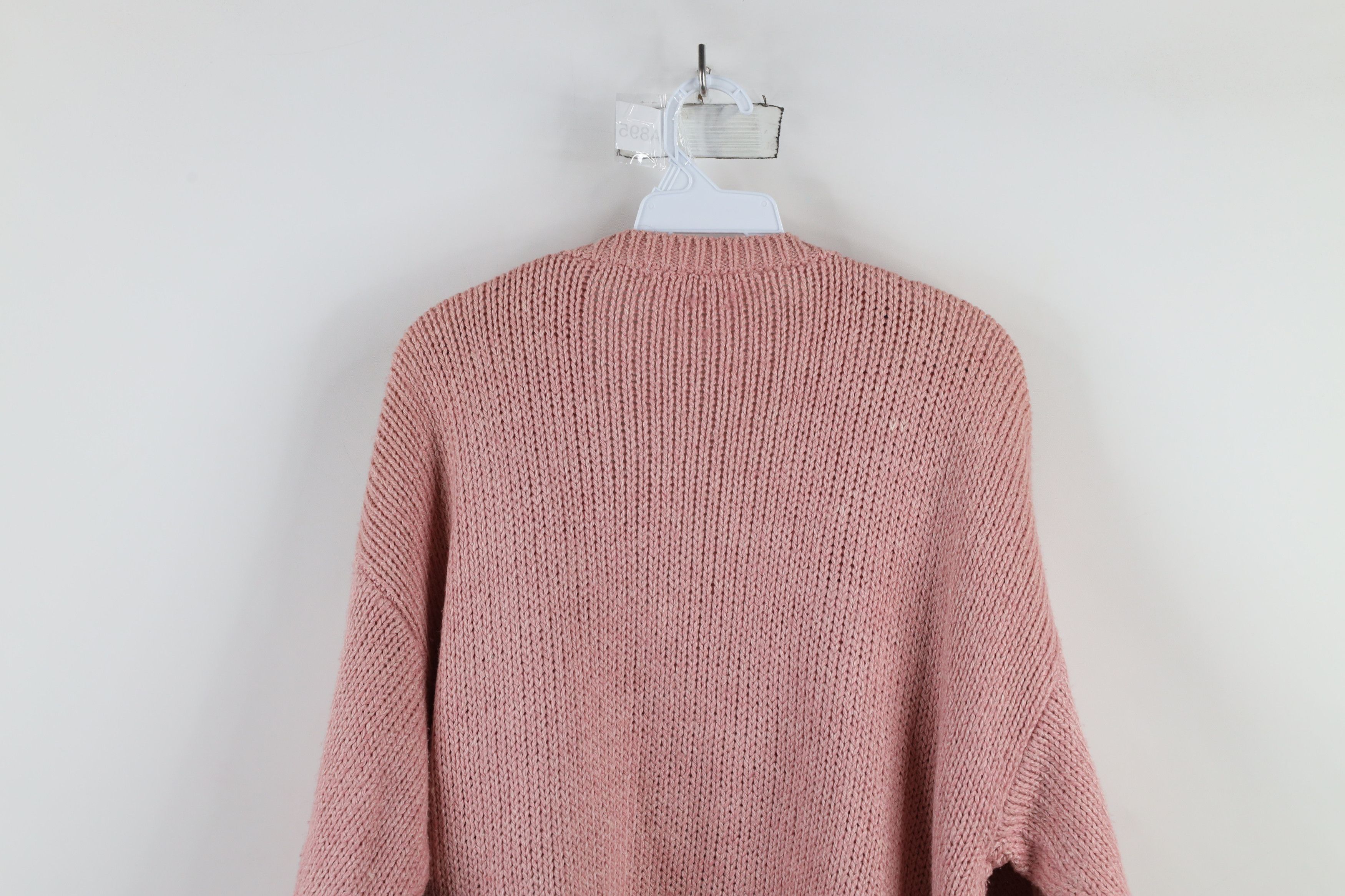 Vintage Vintage 90s Streetwear Chunky Cable Knit Cardigan Sweater Size XL / US 12-14 / IT 48-50 - 8 Thumbnail