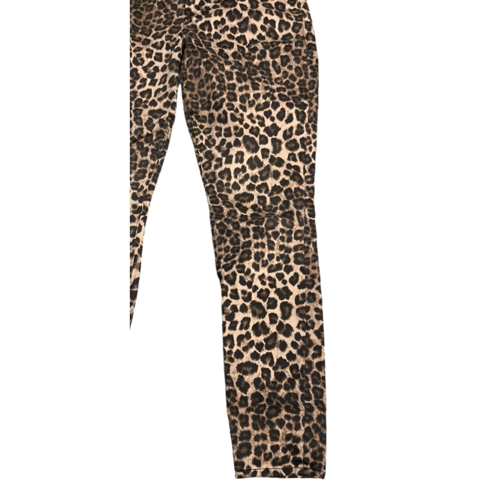 Good American Leopard Print Skinny Denim men’s 31 USA Jeans Size 31" - 6 Thumbnail