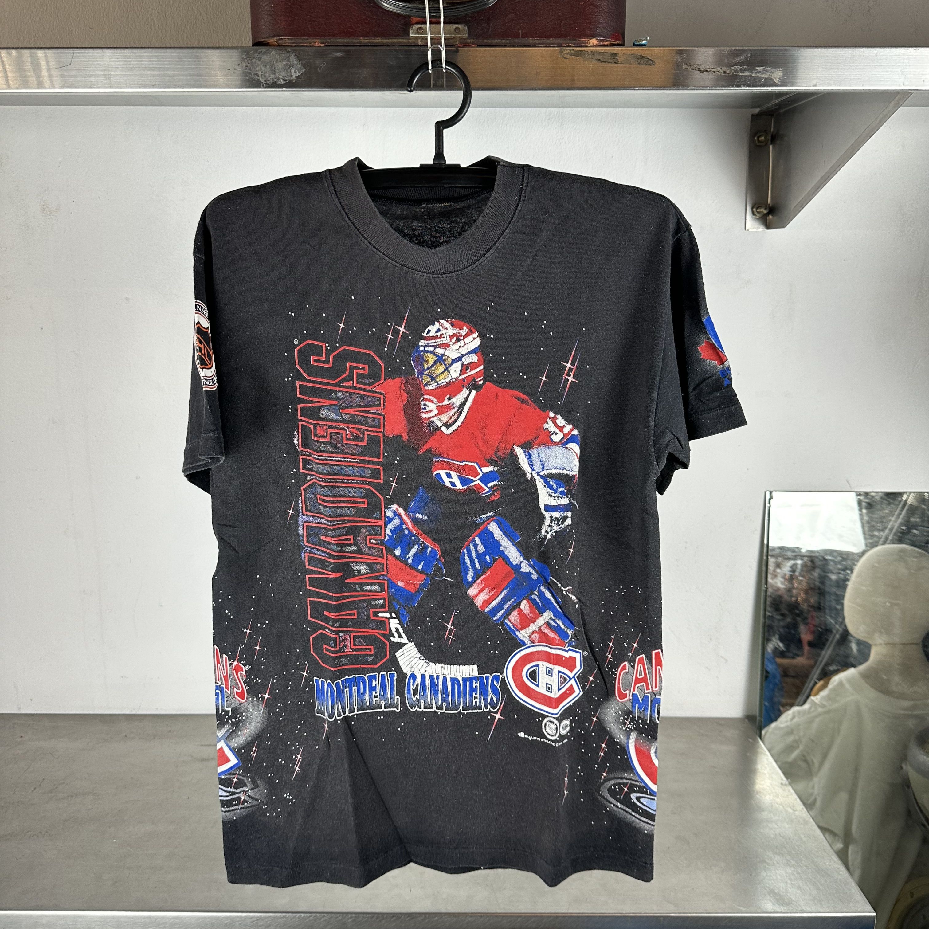 Vintage 1994 Montreal Canadiens Bulletin Athletic AOP XL T-Shirt Size US XL / EU 56 / 4 - 1 Thumbnail