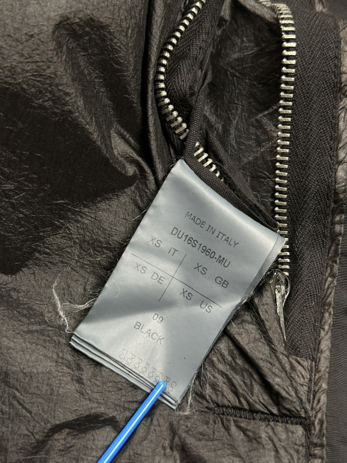 Rick Owens Drkshdw Rick Owens DRKSHDW - S/S16 Flight Trench MA-1 Bomber Jacket Size US XS / EU 42 / 0 - 17 Thumbnail