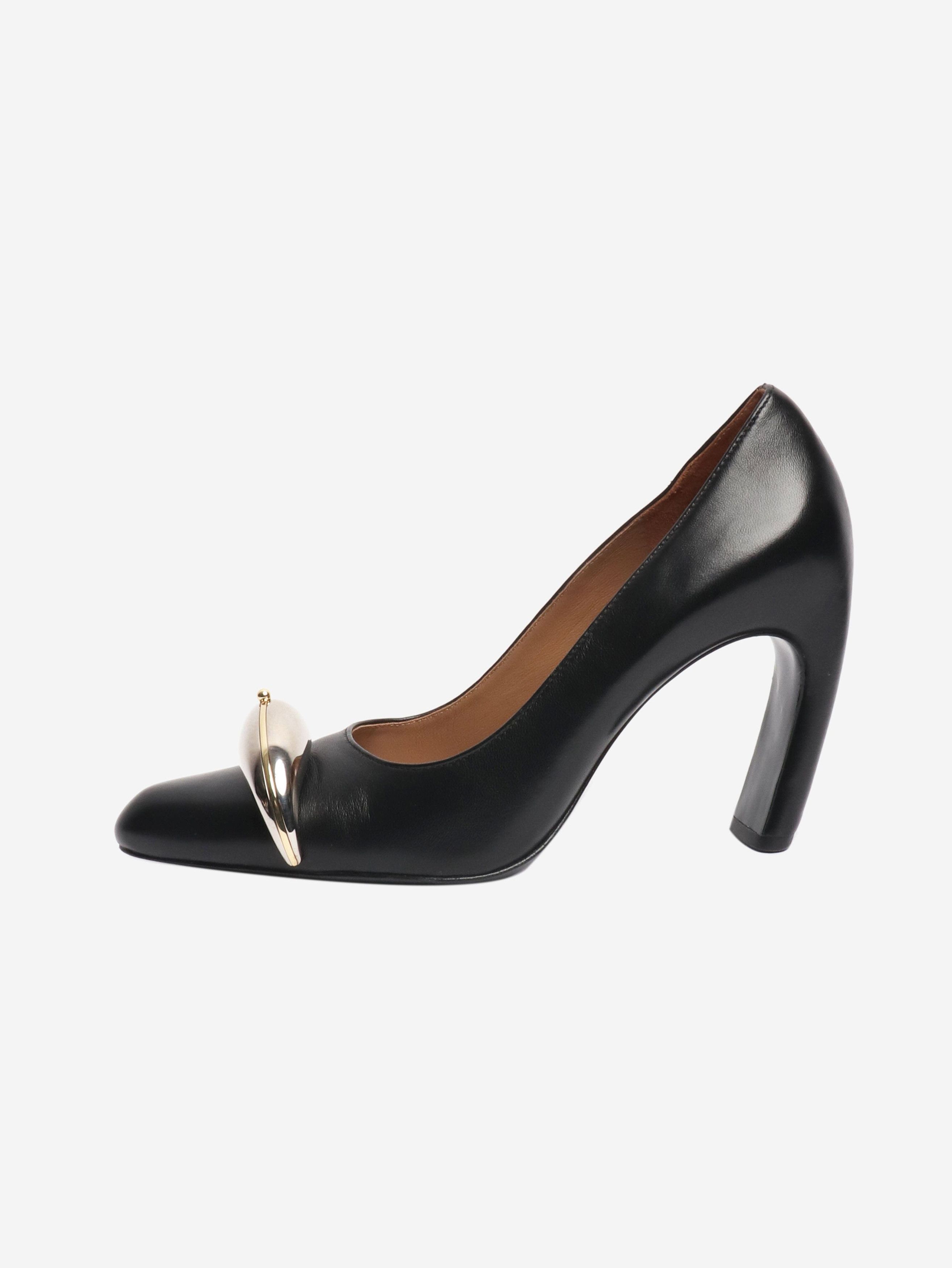 Other Black leather pierced pumps - EU 38.5 Size US 8 / IT 38 - 1 Thumbnail