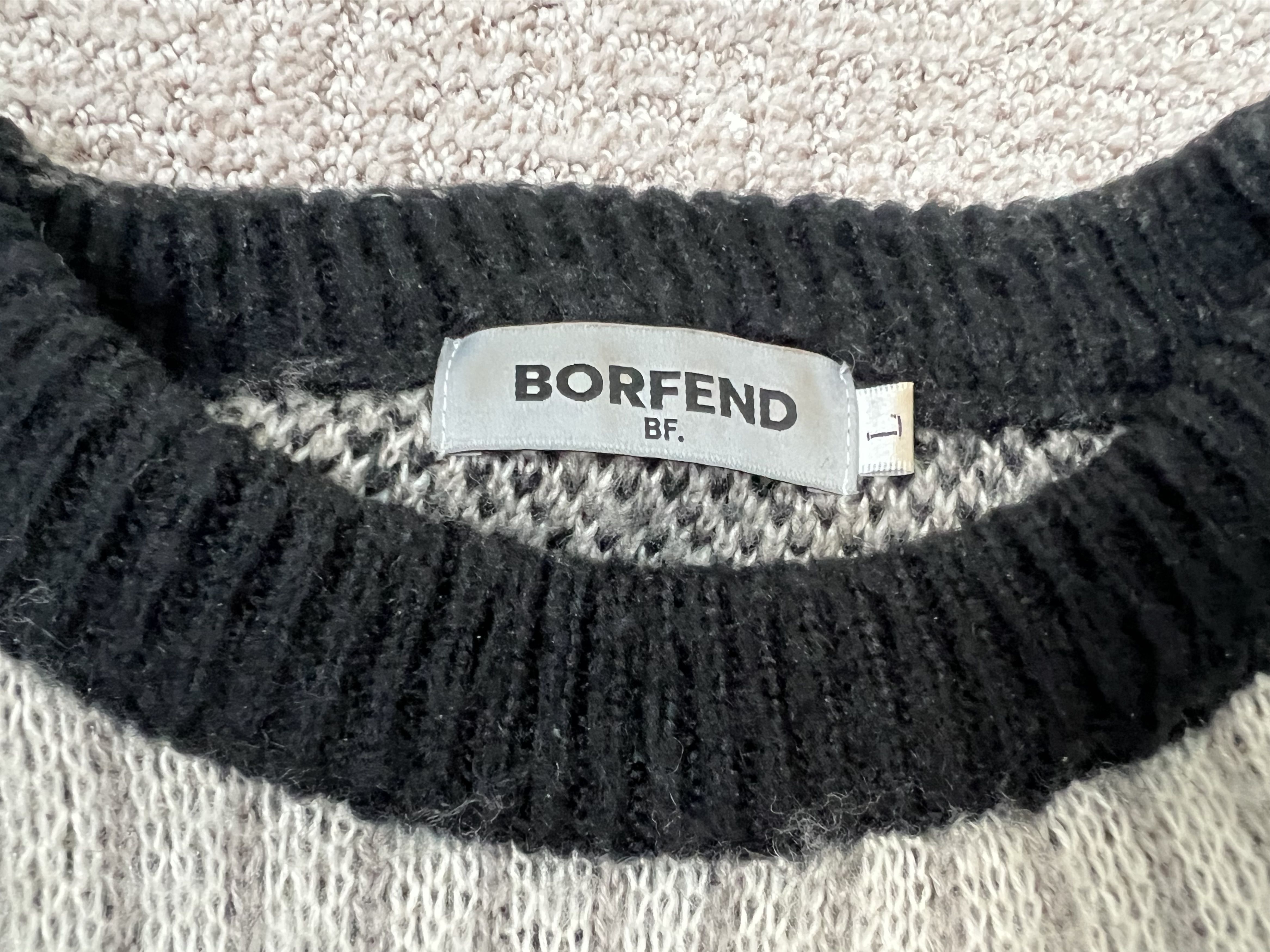 Other Fuzzy Grunge Striped Knit Sweater Size US L / EU 52-54 / 3 - 3 Thumbnail