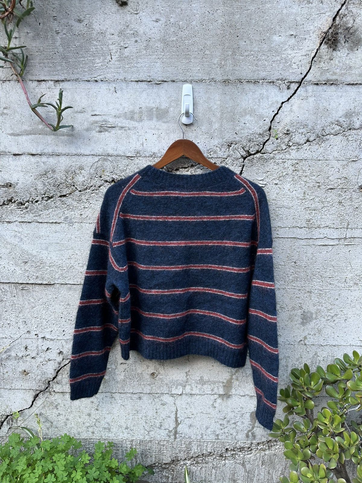 RARE GRAIL Acne Studios soft multi stripe sweater unisex