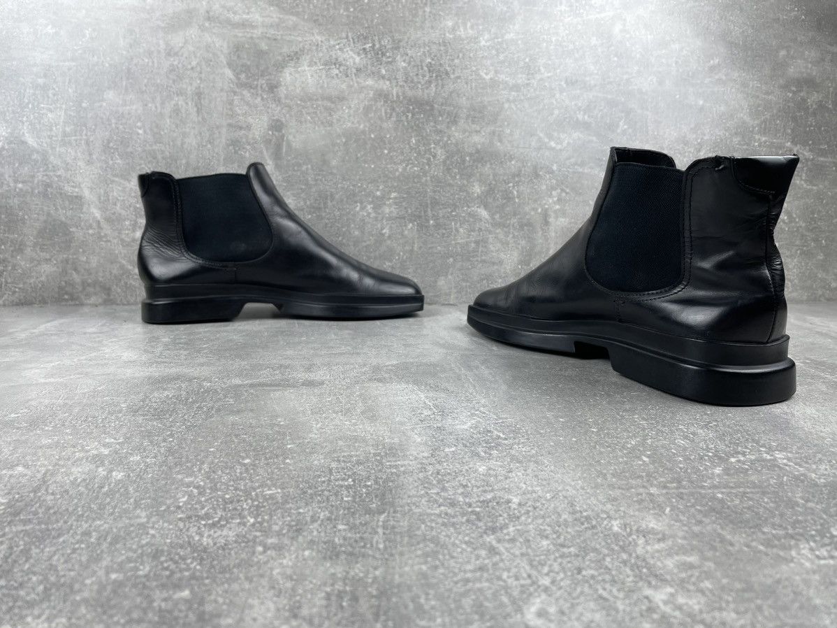 Other Y2K Avant Garde Black Square Toe Chelsea Leather Boots Size US 8.5 / EU 41-42 - 6 Thumbnail