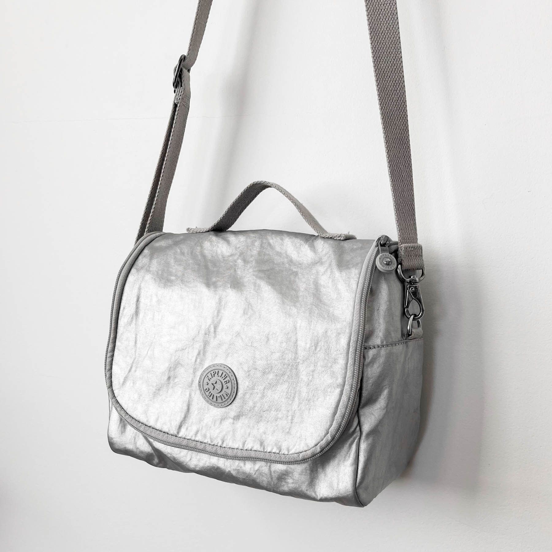 Vintage Amazing Vintage Kipling Silver Shoulder Bag Size ONE SIZE - 4 Thumbnail