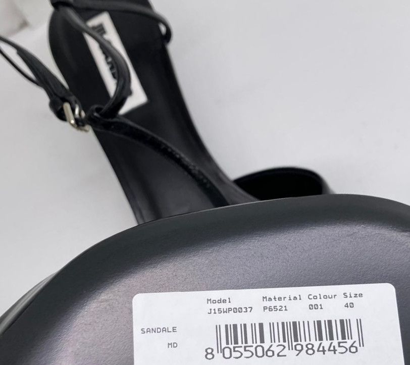 Jil Sander o1mt1gz0426 Pumps in Black Size US 10 / IT 40 - 5 Thumbnail