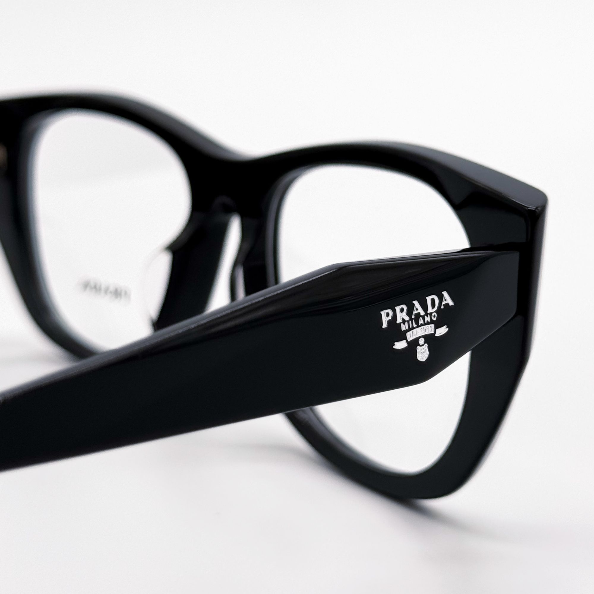 Prada NEW PRADA EYEGLASSES PRA18VF 16K1O1 BLACK PR A18VF, VPR A18V Size ONE SIZE - 6 Thumbnail