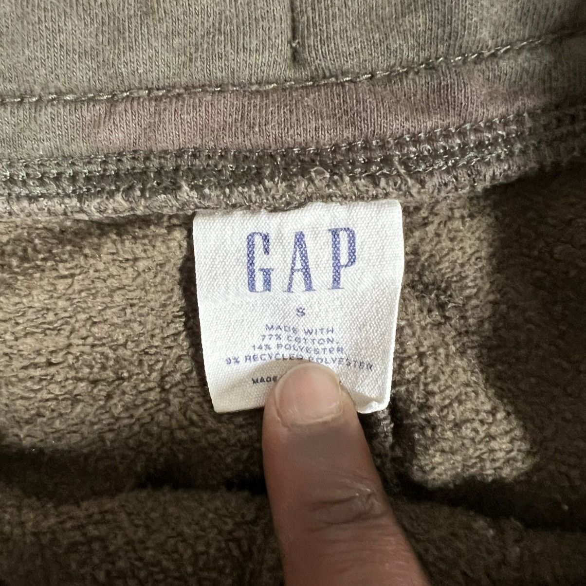 Gap GAP Sweatpants Mens Small Brown Camo Fleece Joggers Tapered Size US 28 / EU 44 - 5 Thumbnail