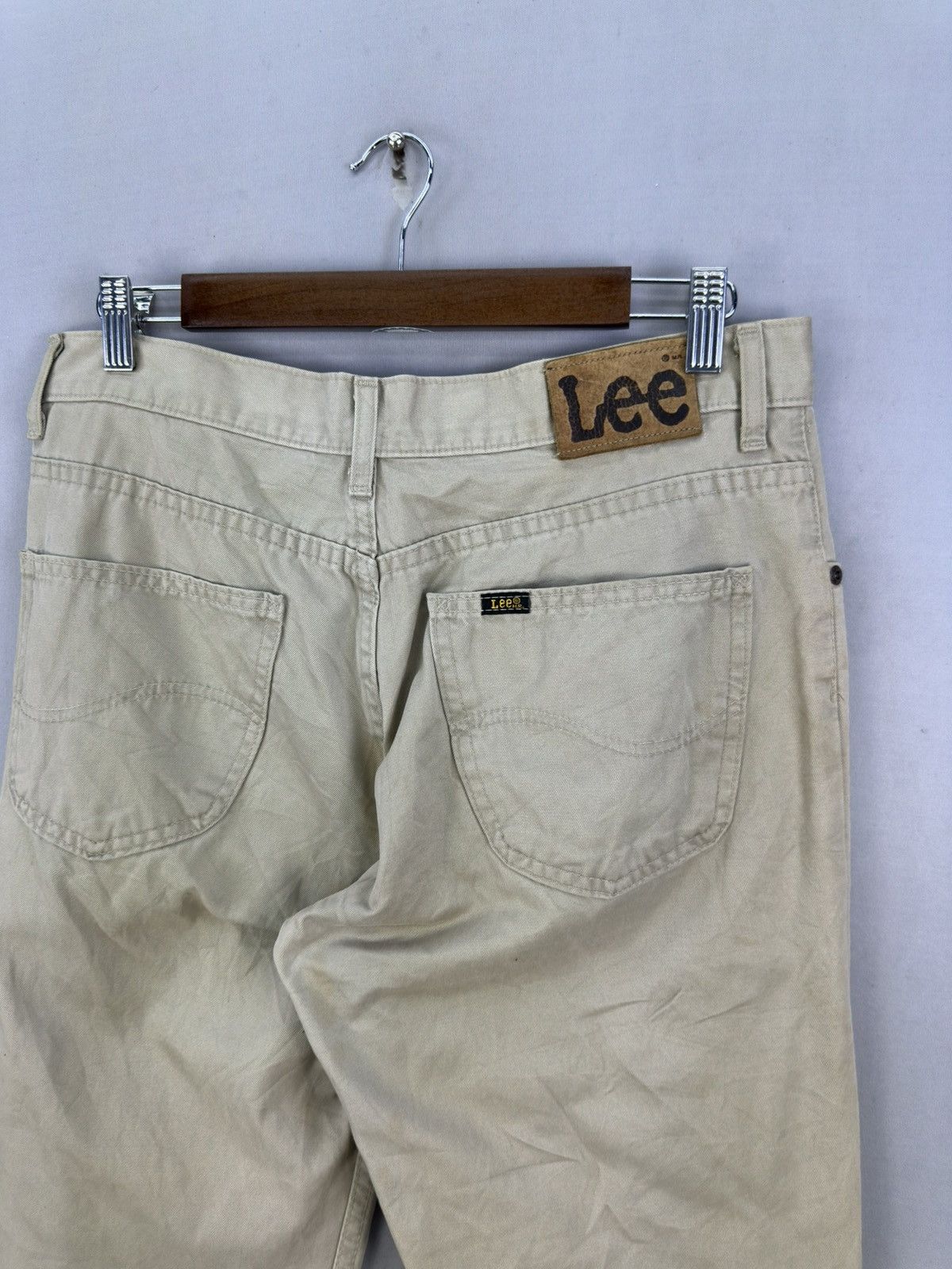 Lee Vintage 90’s Lee Khaki Trouser Pants Size US 33 - 6 Thumbnail