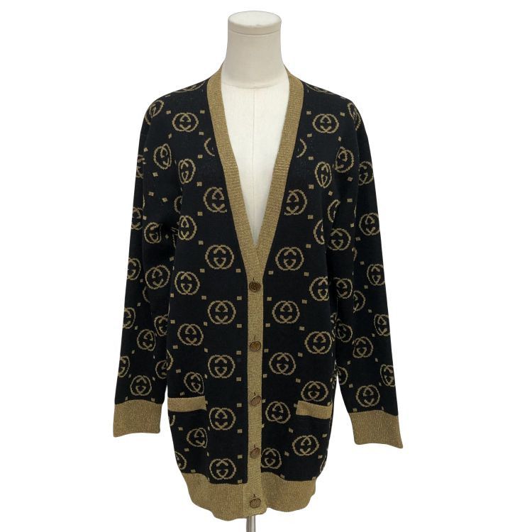Gucci Gucci Monogram Knit Cardigan Size XS Size XS / US 0-2 / IT 36-38 - 1 Thumbnail