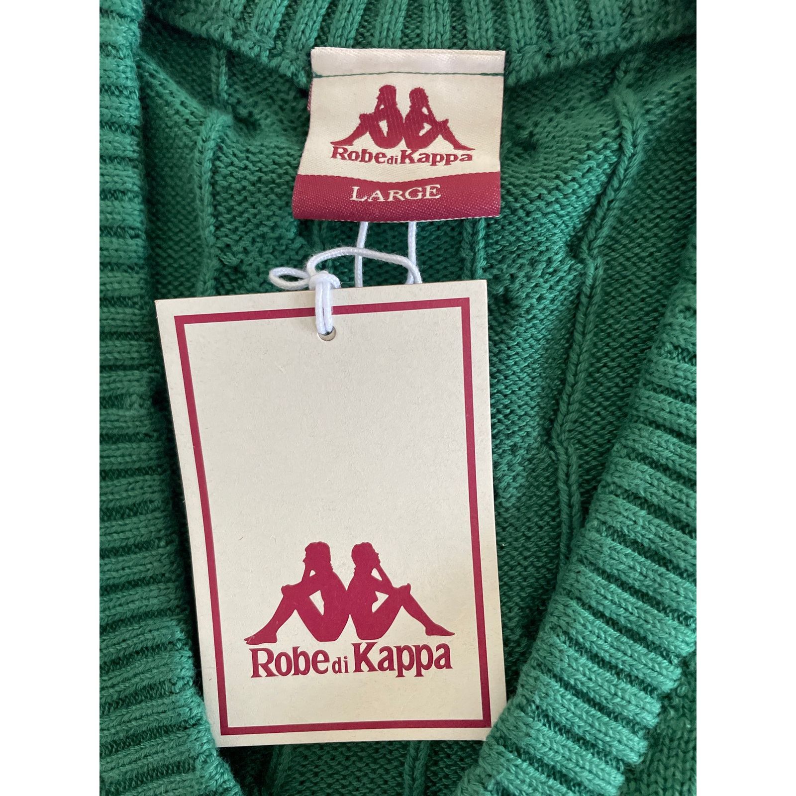Kappa Kappa Robe Nembus Knit Golf Vest Green Italy Made Large NWT Size US L / EU 52-54 / 3 - 5 Thumbnail